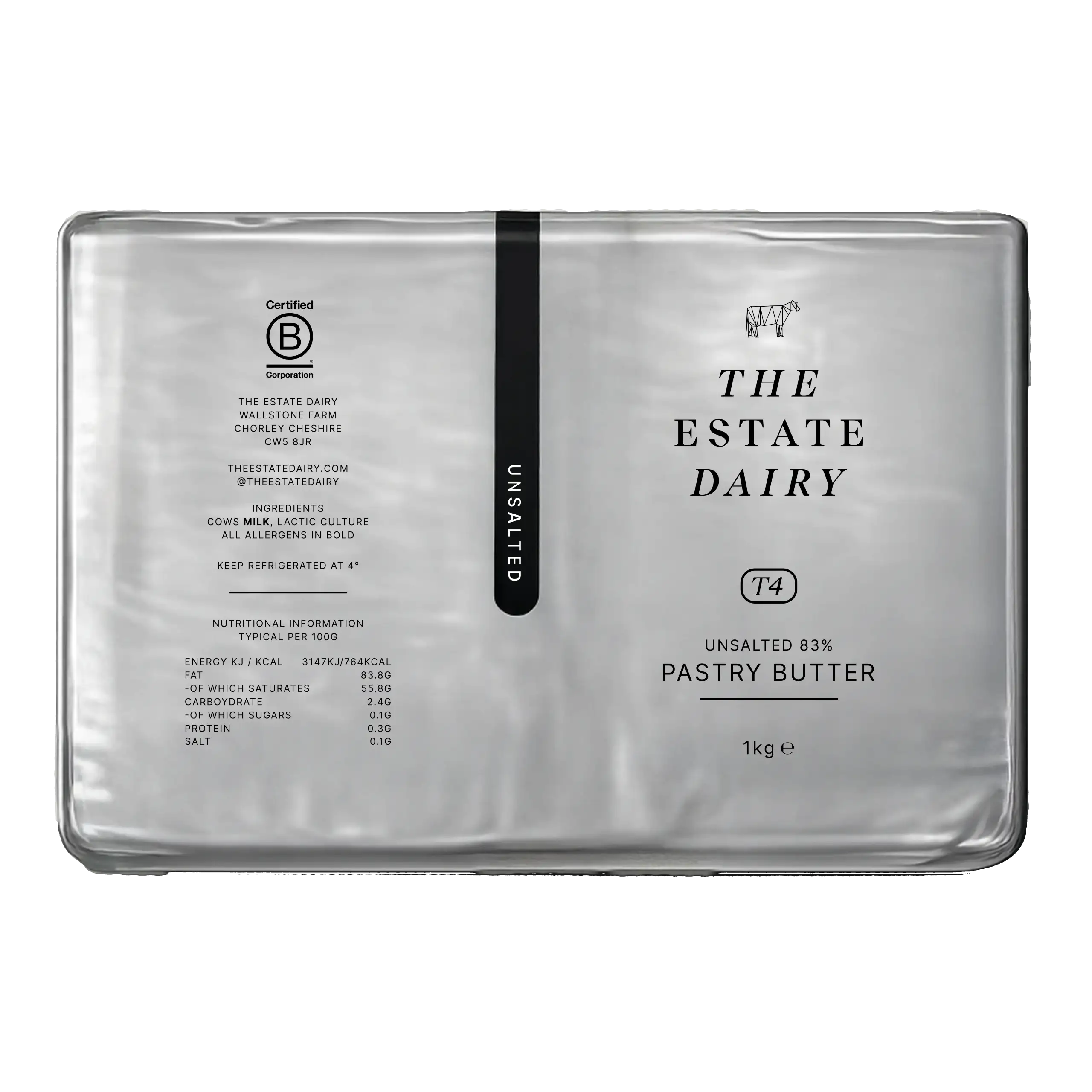 Estate dairy Cultured Butter 1kg pack
