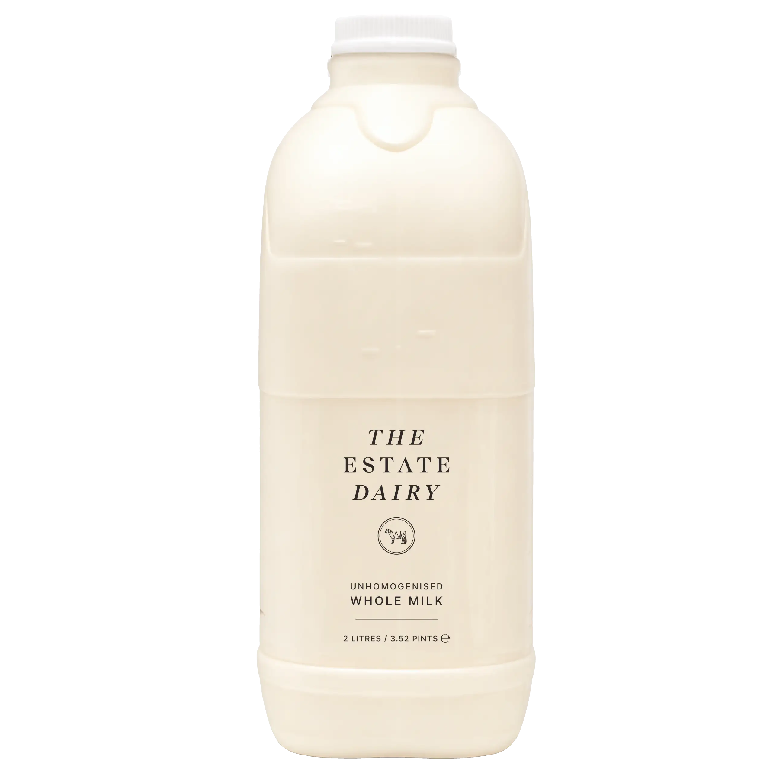 2 litre bottle of the estate dairy milk